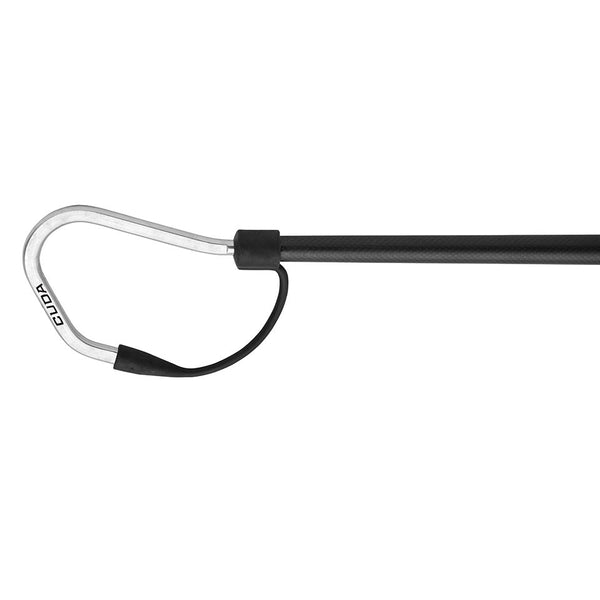 Cuda gaff hook with protective cap on hook