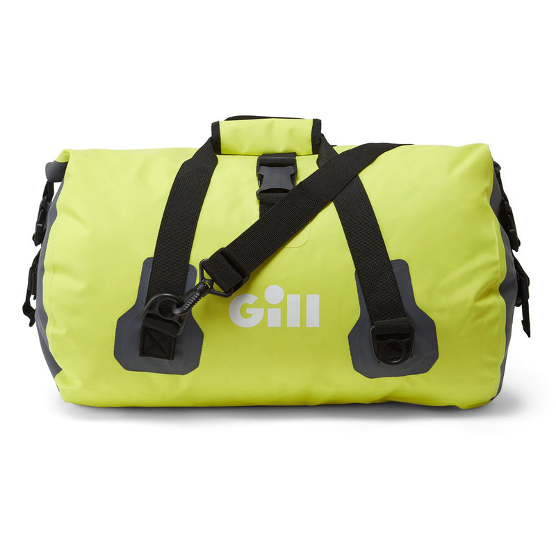 Gill 30L duffel in sulphur yellow color with black straps