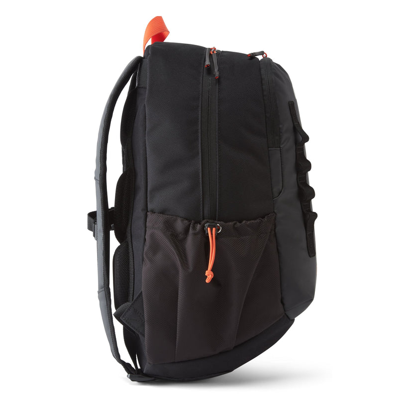 side view of backpack