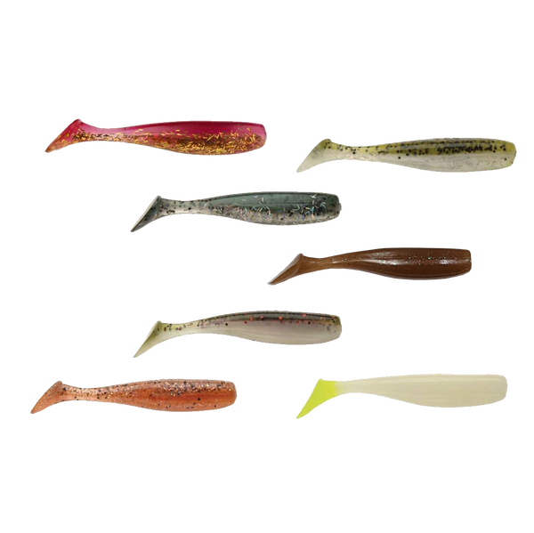 DOA Lures C.A.L. 3 Shad Tail - 12 pk – Crook and Crook Fishing