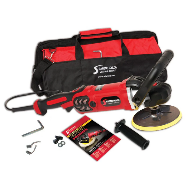 Dual Action Polisher PRO with canvas bag and accessories