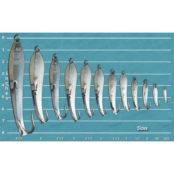 Cuillère Pêche Vintage L.B. Huntington – Drone Original – Acier Inoxydable Années 60