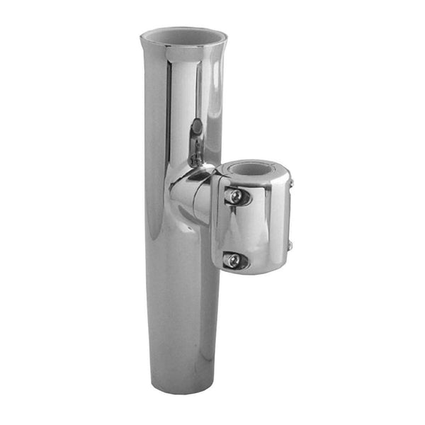 fishing rod holder clamps Clamp-on Boat Stainless Steel 2-Pack but with the Eagle Claw Deluxe Clamp Scotty 280 Baitcaster Spinning Rod