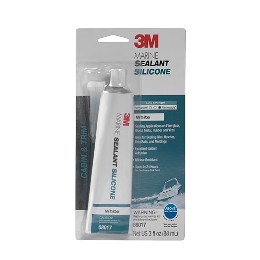 3M marine sealant silicone 3oz tube in package