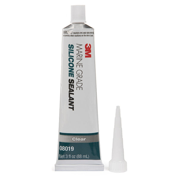 3M Marine Grade Silicone Sealant in tube - Clear - Model 08019