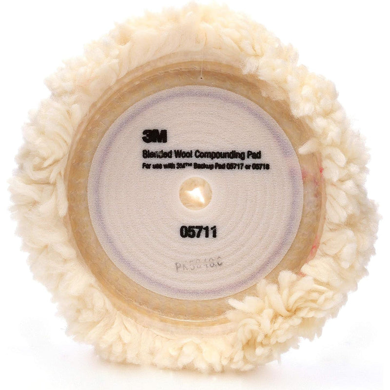3M Blended Wool Compounding Pad 05711 - back side view