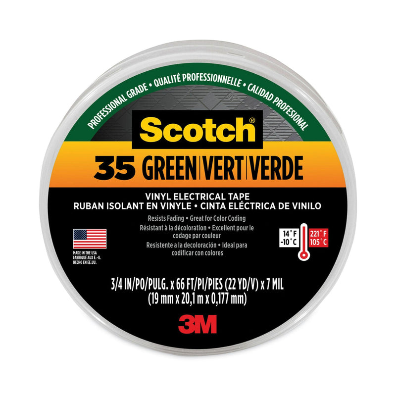 front view of Scotch 35 tape - Green/Verde