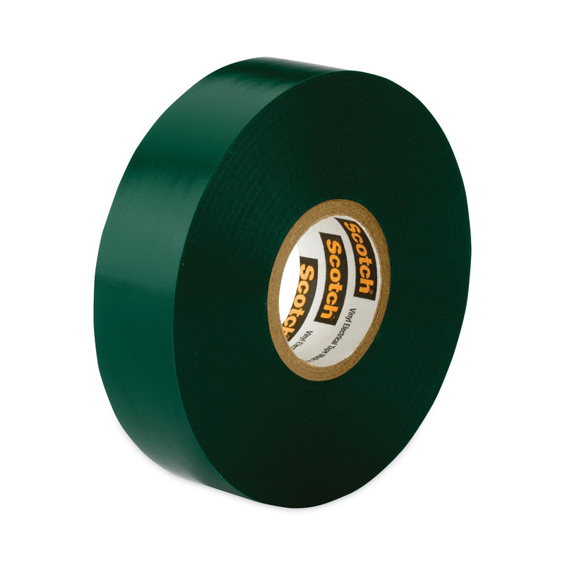 roll of green electrical tape out of packaging