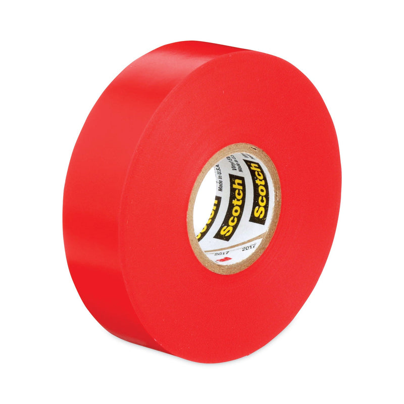 roll of red electrical tape out of packaging