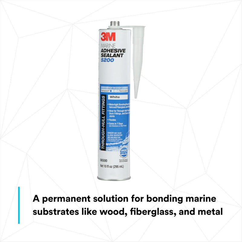 3M adhesive sealant can on a white background with text about its use.