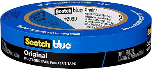 1" blue painter's tape