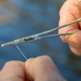 forceps with line