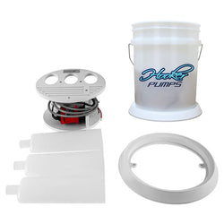 Live Bait Buck with motor, bucket grip, bait tubes