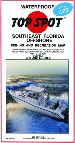 TOP SPOT Southeast Florida Offshore Map N224