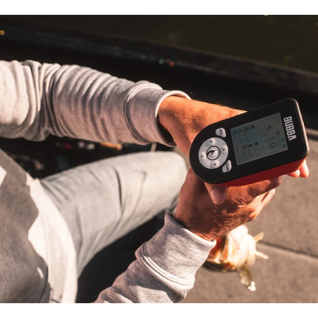 Scale in hand overhead