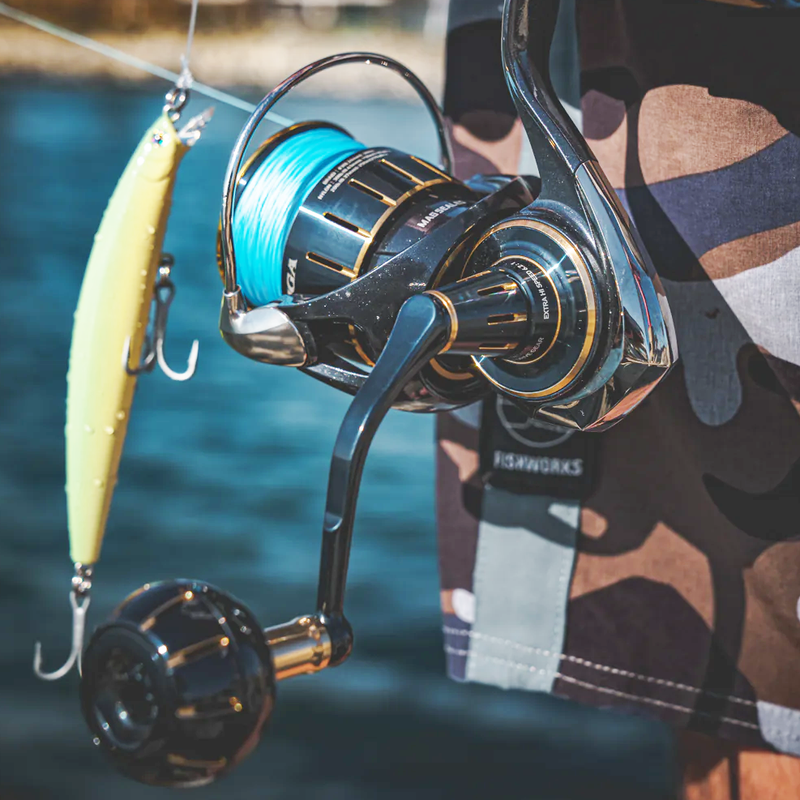 Lifestyle shot of reel.