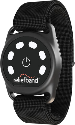 Reliefband Sport shown in black