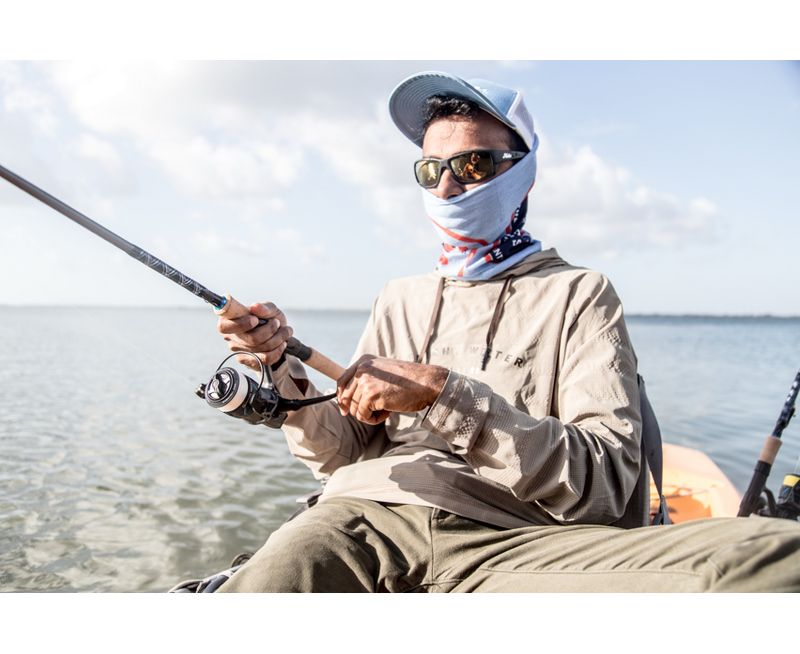 man fishing