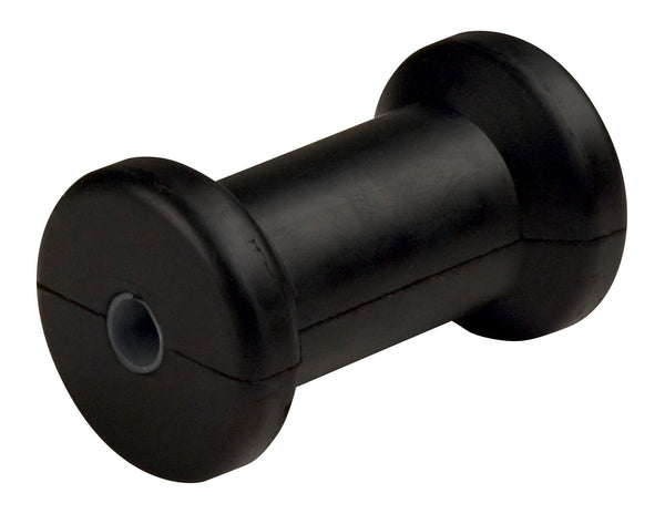 5" black spool roller
