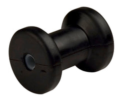 4" black spool roller