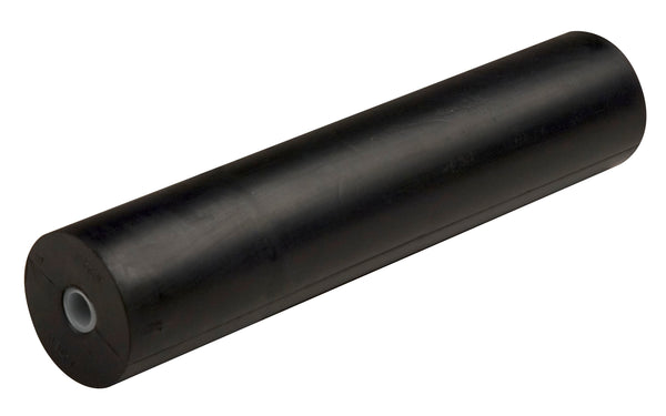 black rubber 12 inch side guide roller - black rubber cylinder