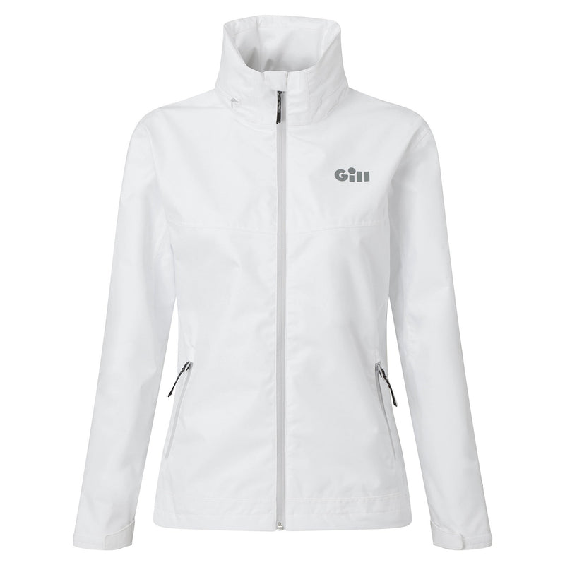 Women's Pilot Jacket in White front view