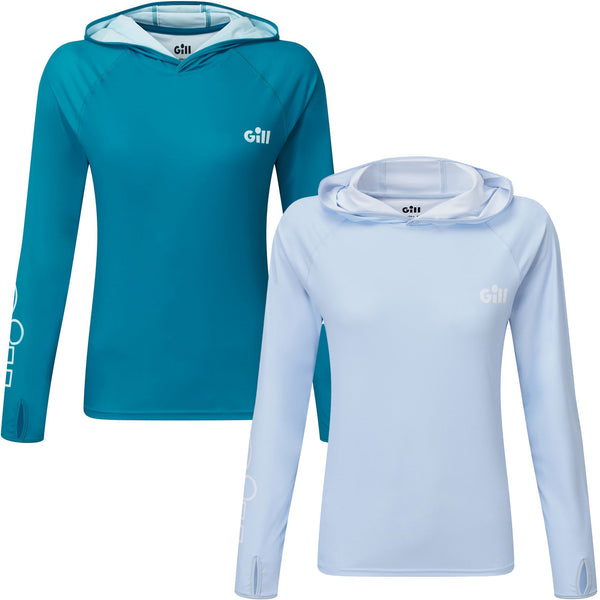 2 colors of the Women's XPEL Tec Hoodie 