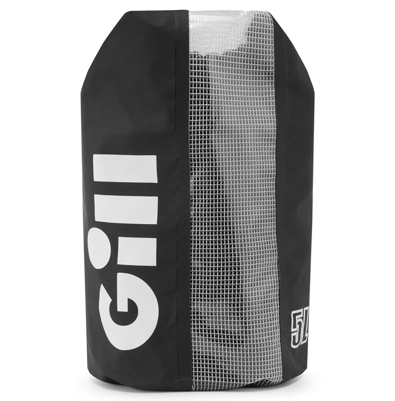 Dry bag 5L black with white Gill logo