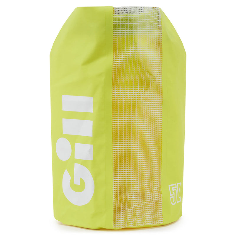 Dry bag 5L sulpher yellow with white Gill logo