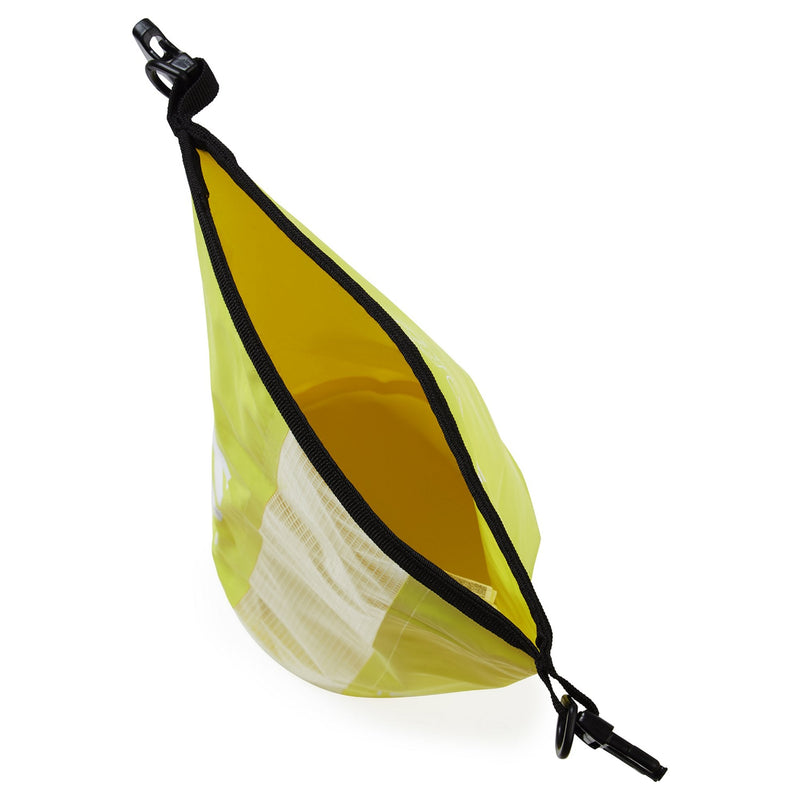 top view of Dry bag 5L insulpher yellow