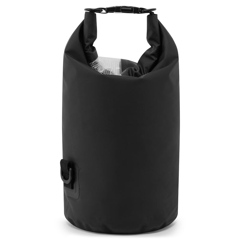 10L Voyager Drybag - black back view