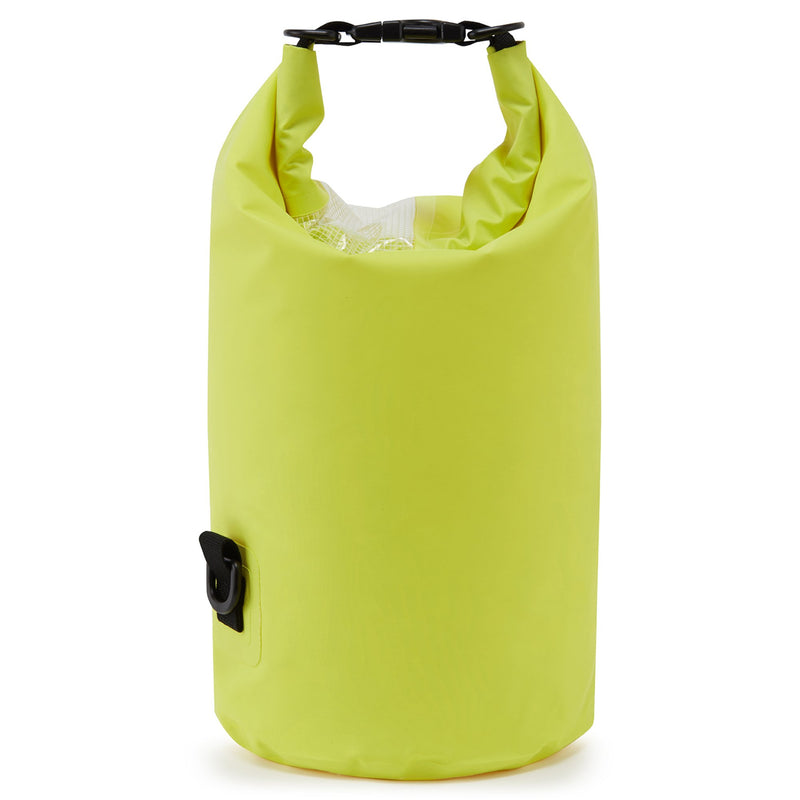 10L Voyager Drybag - sulphur yellow back view