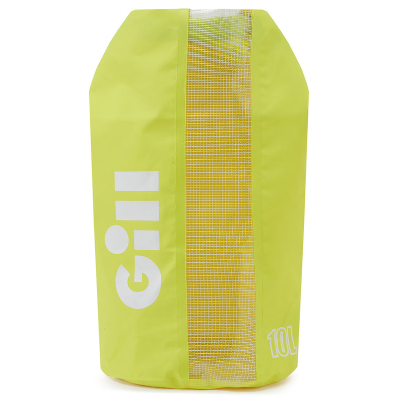 10L Voyager Drybag - sulphur yellow front view