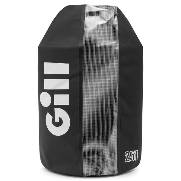 Gill 25L Drybag - black - front view