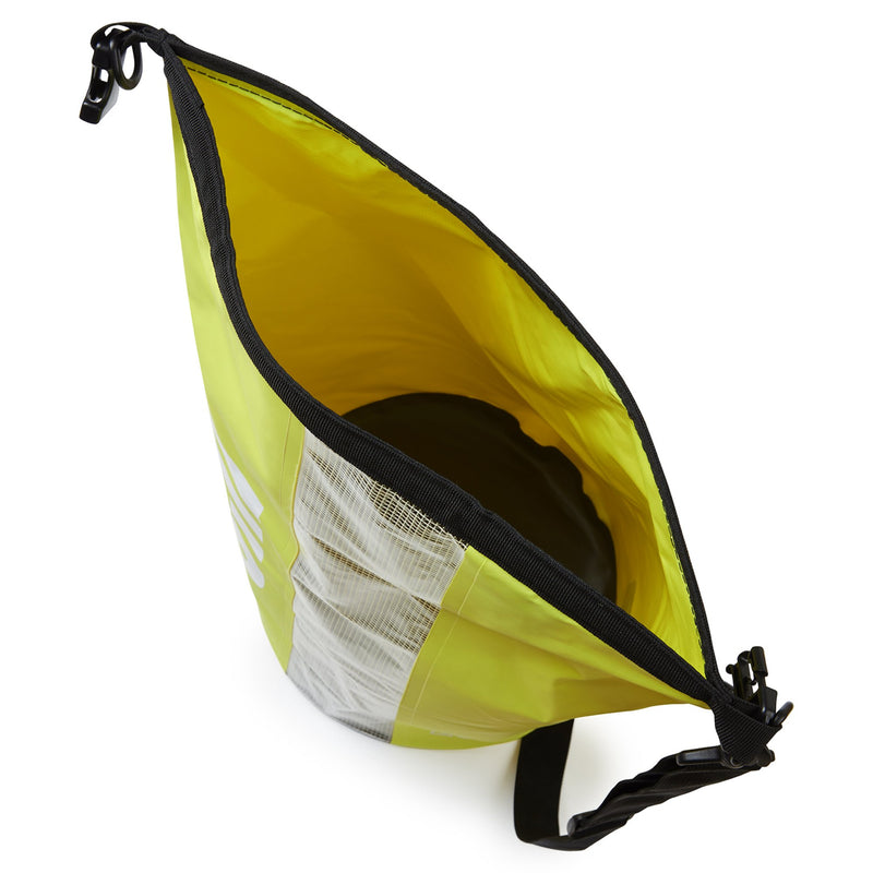 Gill 25L Drybag - yellow top view
