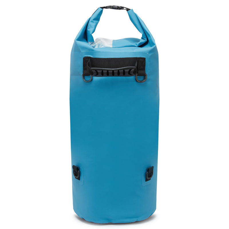 Back view of the 50L Gill Voyager Drybag - bluejay
