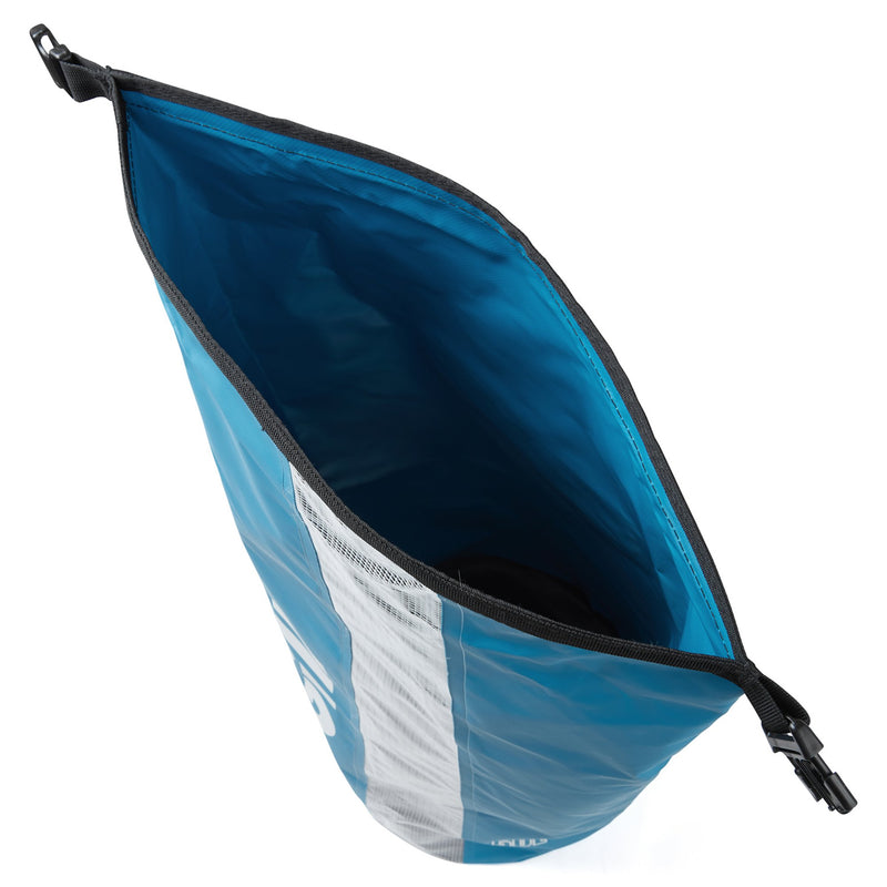 Top view of the 50L Gill Voyager Drybag - bluejay