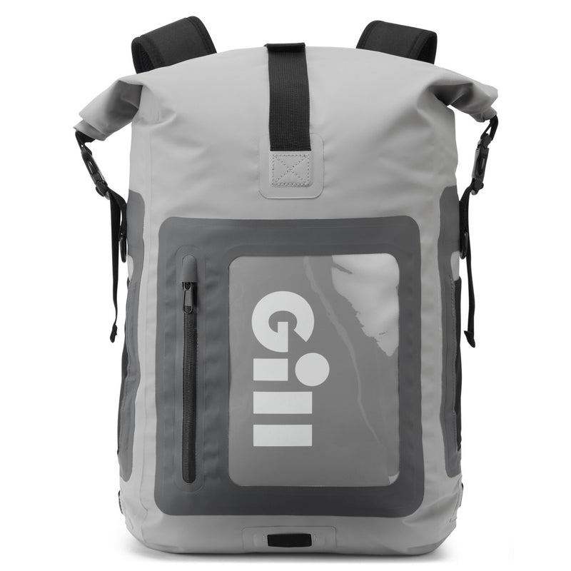 Gill Backpack grey with white Gill logo