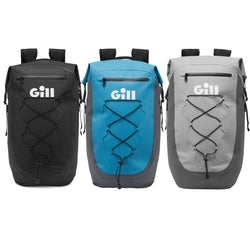 Gill voyager Kitpacks in black, bluejay, and grey