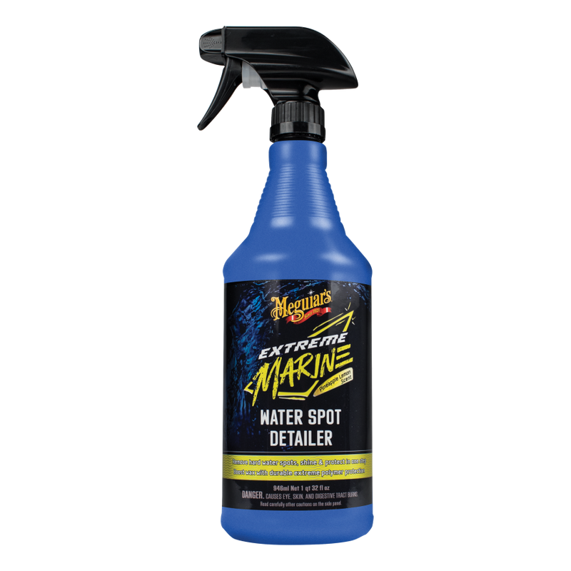 Meguiar's Extreme Marine Water Spot Detailer - 32oz/ Blue spray bottle