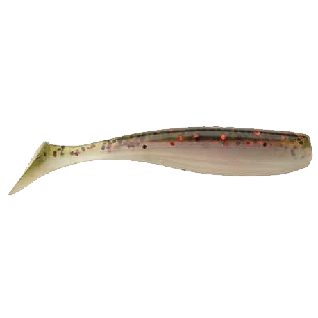 cream 3 shad fishing lures 3" C.A.L. Kit body swim bait that has a hook and weight molded in DOA Lures C.A.L. 3" Shad