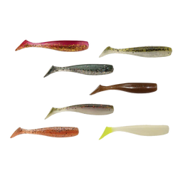 doa fishing lures cal s 12-304 TerrorEyz SMOKE / 1 Rigged 3/8 oz & 2 Bodies / 3 Pack A classic among anglers DOA Lures C.A.L. 3" Shad