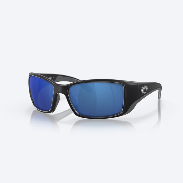 Blackfin Black matte frame with blue mirror lens