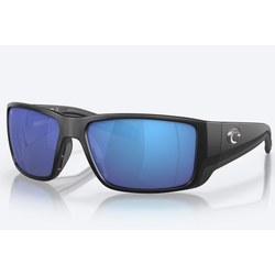 Costa Blackfin Pro Black Matte frame with Blue mirror