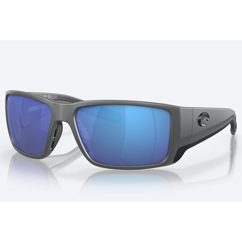 Costa Blackfin Pro Gray Matte frame with Blue mirror