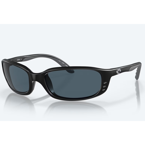 Brine sunglasses black frame and gray lenses