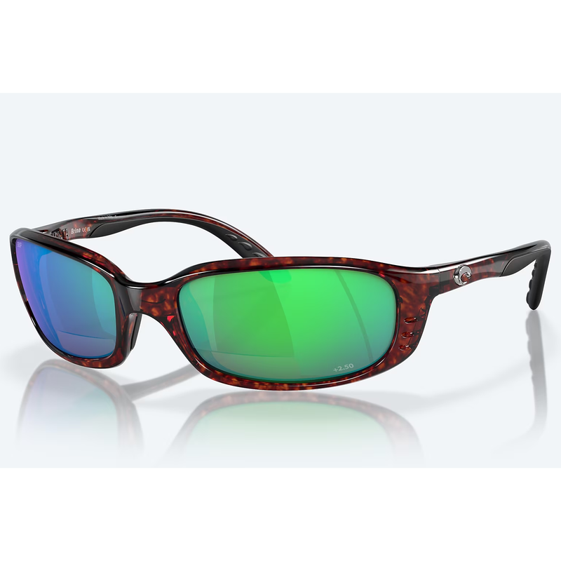 Brine Readers Tortoise Frame/Green Mirror/+2.50 Rx