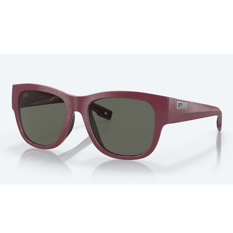 Caleta sunglasses in Plum frame with gray lens