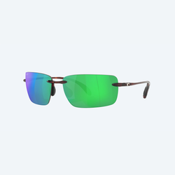 Gulf Shore glasses with Tortoise frame and green glass mirror lens