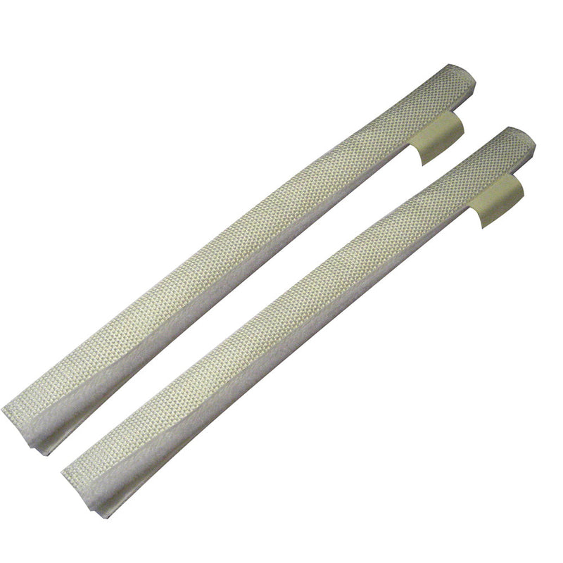 pair of white chafe guards